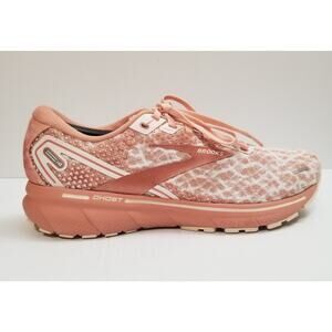Brooks Ghost 14 Womens Size 10 B Running Shoes Sneakers Coral Pink 1203561B265